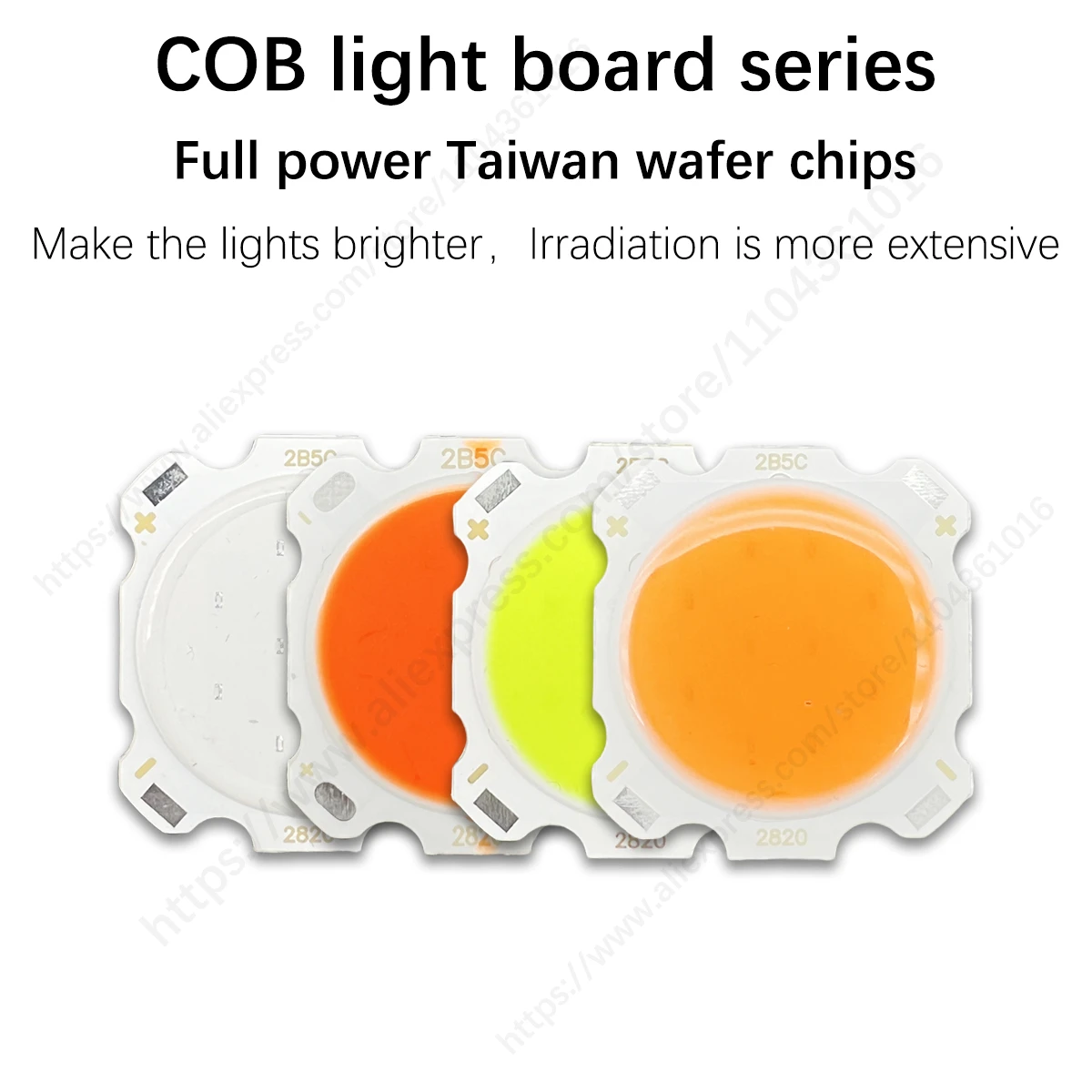 High CRI  COB Chip 3W  5W 7W  Red light pink light blue light green light Star Board For DIY Bulb Track Light Downlight