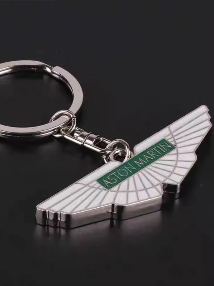 Für Aston Martin DB S 11X9 Rapide Anhänger 1 Stück Metall Auto Logo Styling Schlüsselanhänger Metall Schlüsselanhänger Premium Dekoration Zubehör