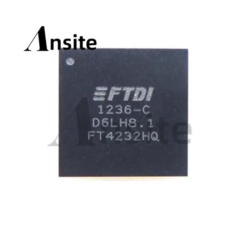 

1 pieces per lot, 100% brand-new original FT4232HQ-REEL silk-screened FT4232HQ USB to UART chip, package QFN-64, quality guaran