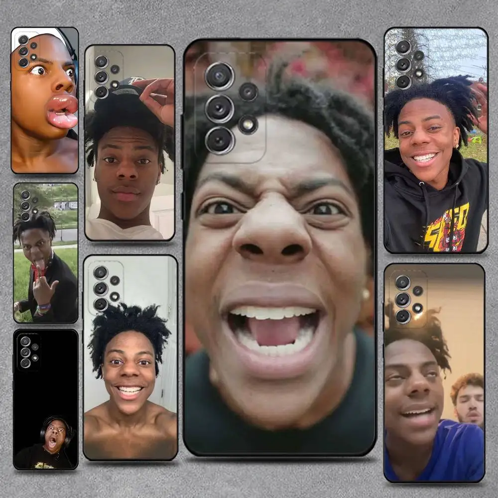 

I-IShowSpeed Funny Phone Case For Samsung S25,S24,S21,S22,S23,S30,Ultra,S20,Plus,Fe,Lite,Note,10,9,5G Black Cover