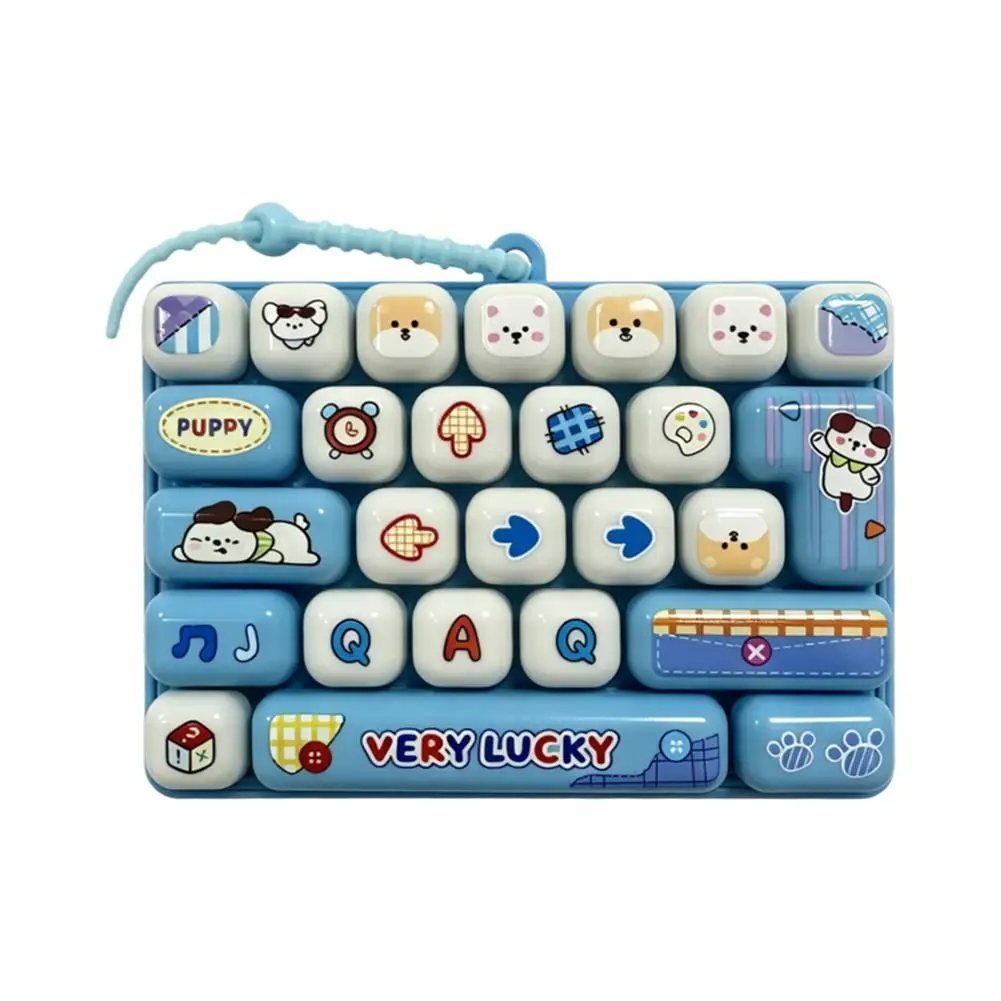 NEW26Grid Keycap Clicker Anti-Stress Fidget Tastatur-Schlüsselanhänger Entspannungsknopf Cartoon Handentspannung Partygeschenk 26-Tasten-Schlüsselanhänger – Detail 2
