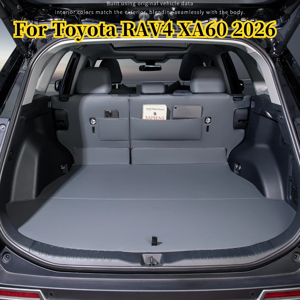 

For Toyota RAV4 XA60 2026 Car Full Coverage Trunk Mat Anti Dirt Pad Cargo Liner Seat Back Protector Interior Accessories
