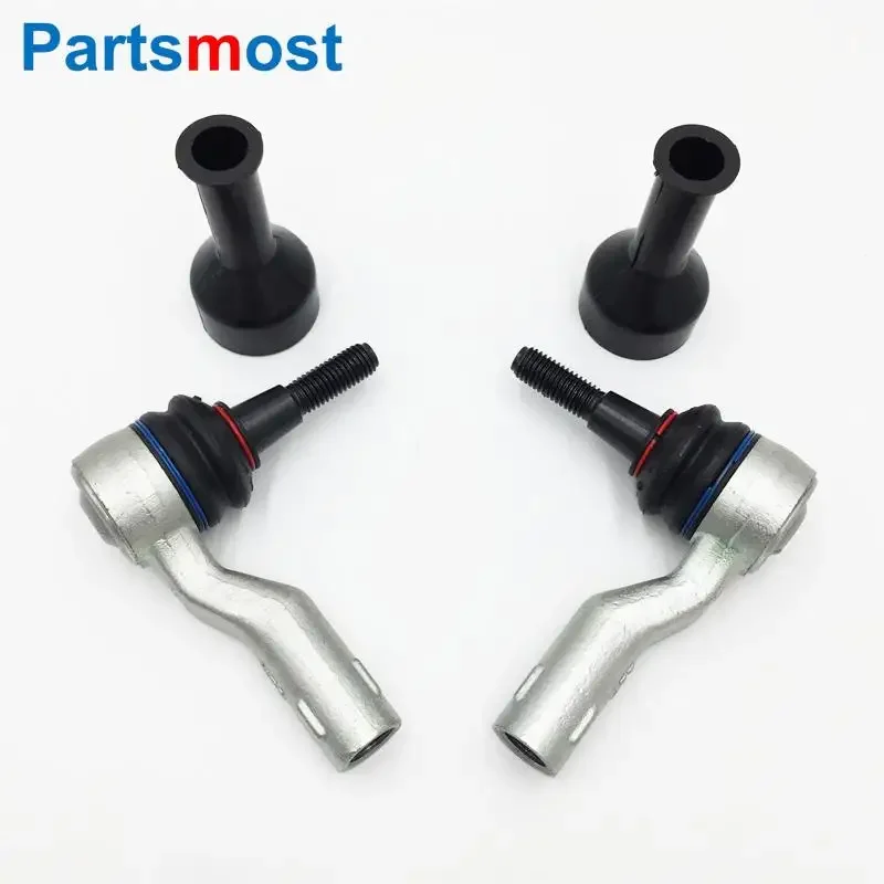 Set of 2 Outer Steering Tie Rod End For Land Rover Range Rover Evoque Discovery Sport Jaguar E-Pace Ball Joint LR027570 LR026267