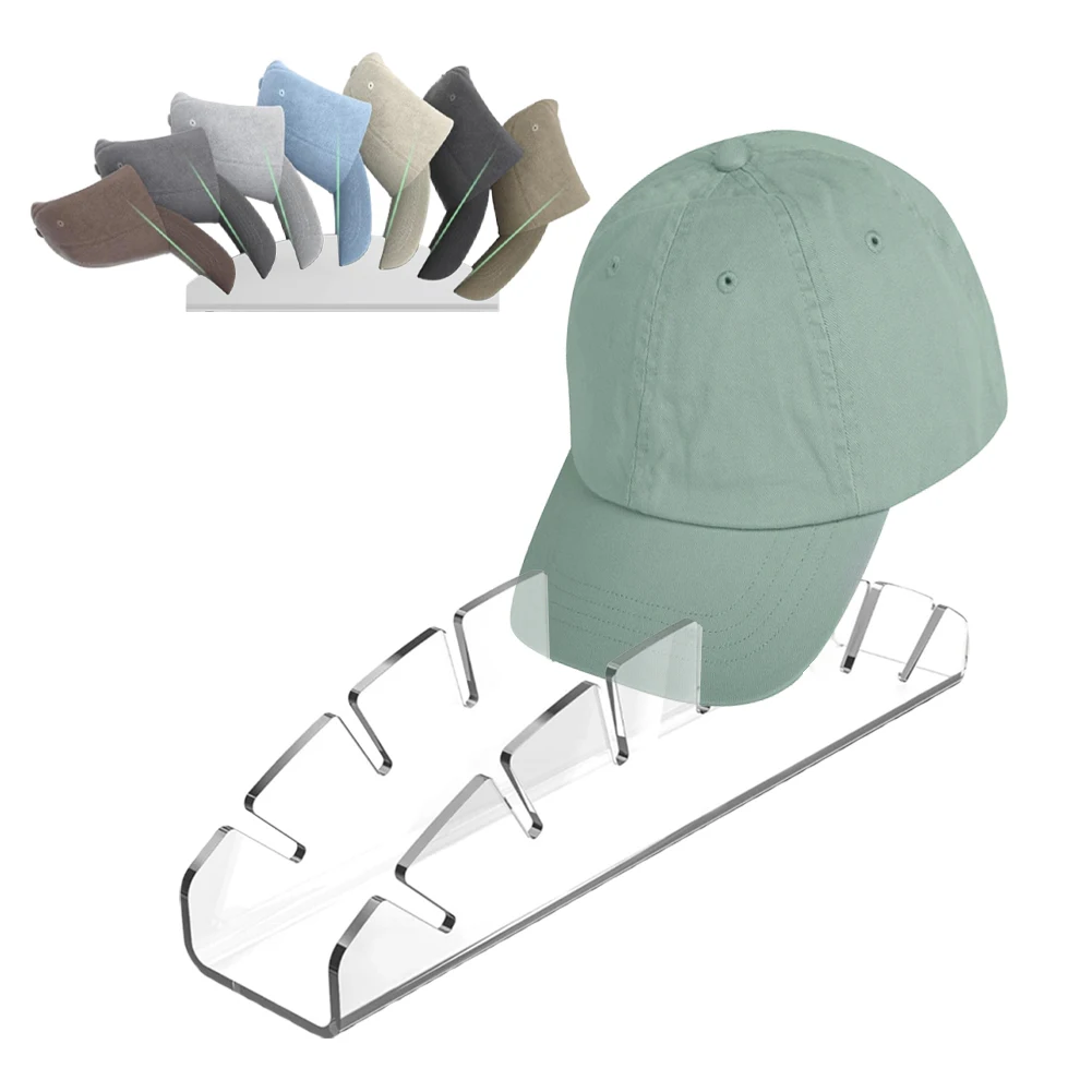 Hat Rack Baseball Hat Rack Display Baseball Caps Collection Hat Organizer Holder Acrylic Hat Organizer Shelf For Baseball Caps