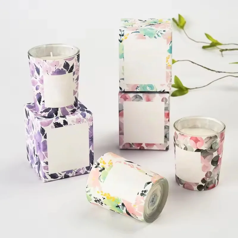 Creative Floral Smokeless Luxury Scented Candle Creative Soy Wax Pretty Model Handmade Gift Scented Candles