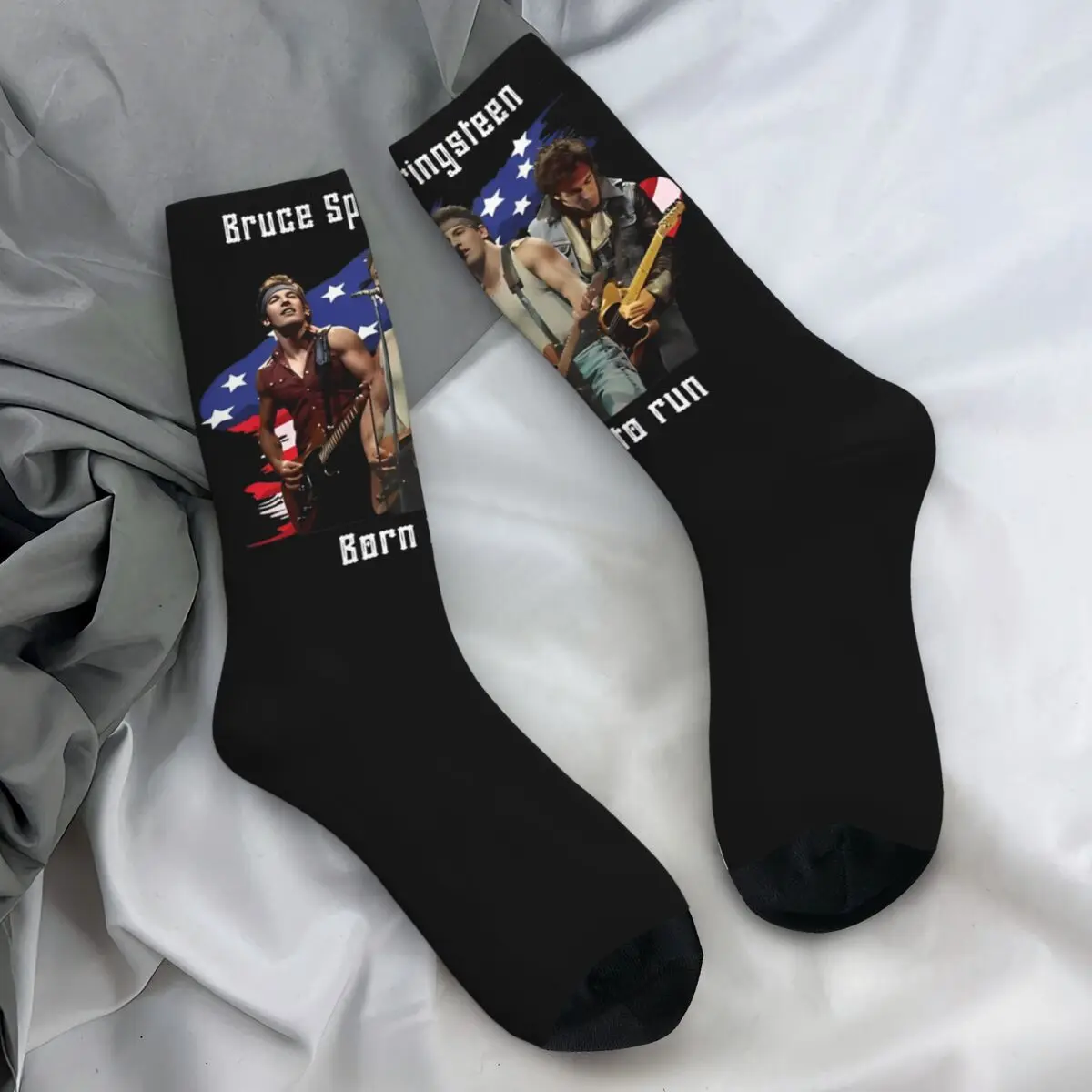 Bruces Springsteen 2024 World Tour Stockings Women Men Socks Comfortable Gothic Socks Autumn Outdoor Non Slip Custom Socks