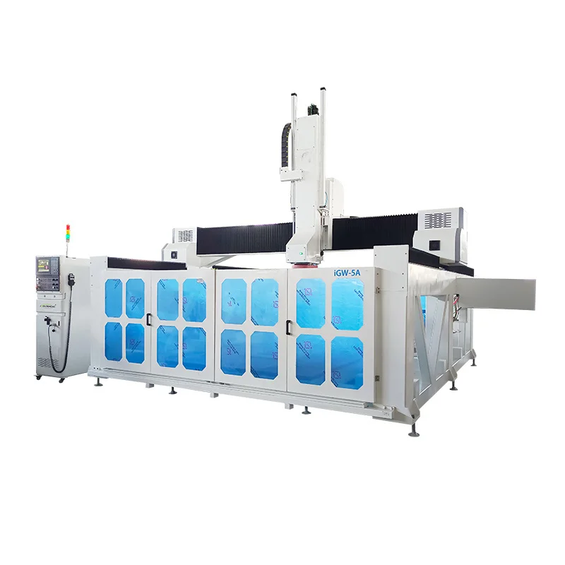 Wholesale 2030 gantry moved 5 axis cnc router woodworking machine for foam sculpture molding