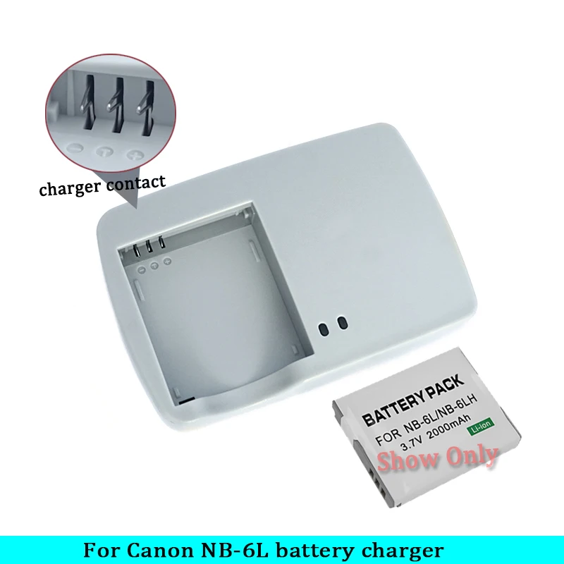 CB-2LYT CB-2LYE Battery Charger For Canon PowerShot D10,D20,D30,S90,S95,S120,SD770,SD980,SD1200,SD1300 Camera  NB-6L NB-6LH