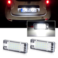 2x Led Tail Number License Plate Lights Free Error For Dacia Duster MK1 Logan MK2 Lodgy Renault Laguna Fluence Captur Espace ZOE