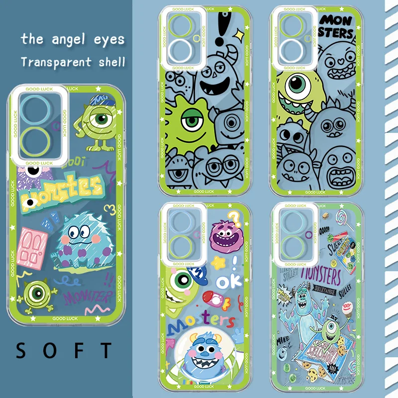 Monsters, Inc Angel Eye Phone Case For Realme C 67 65 63 55 53 35 33 31 30 25 21 20 15 8i 9i Narzo 50 Pro Plus Funda Soft Capa