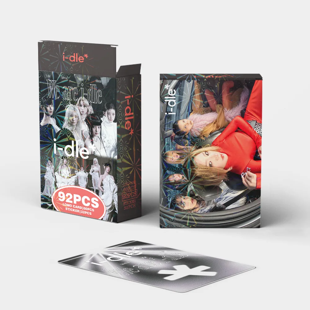 92 Stück Kopo-Karten Original GIDLE-Karten I-DLE Return Album Wir sind idle Fotokarten LOMO-Karten