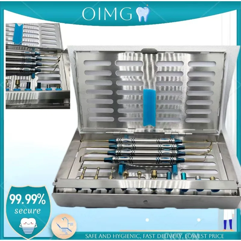 

Набор инструментов для синус-лифтинга: усовершенствованные сверла, ограничители, ручные инструменты для поднятия синуса, хирургические инструменты