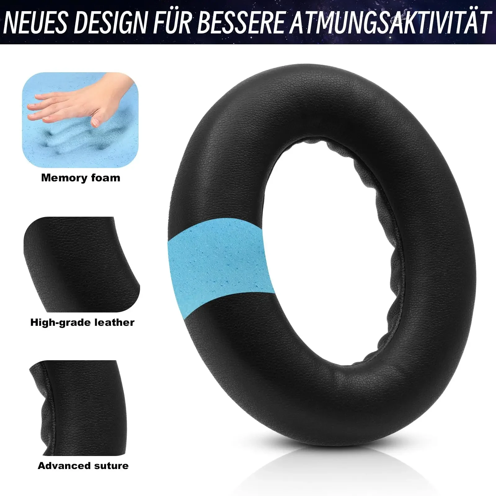 Cuscinetti auricolari di ricambio per cuffie Bose QuietComfort (QC) Ultra Memory Sponge Sleeves Cover Case Parti di riparazione