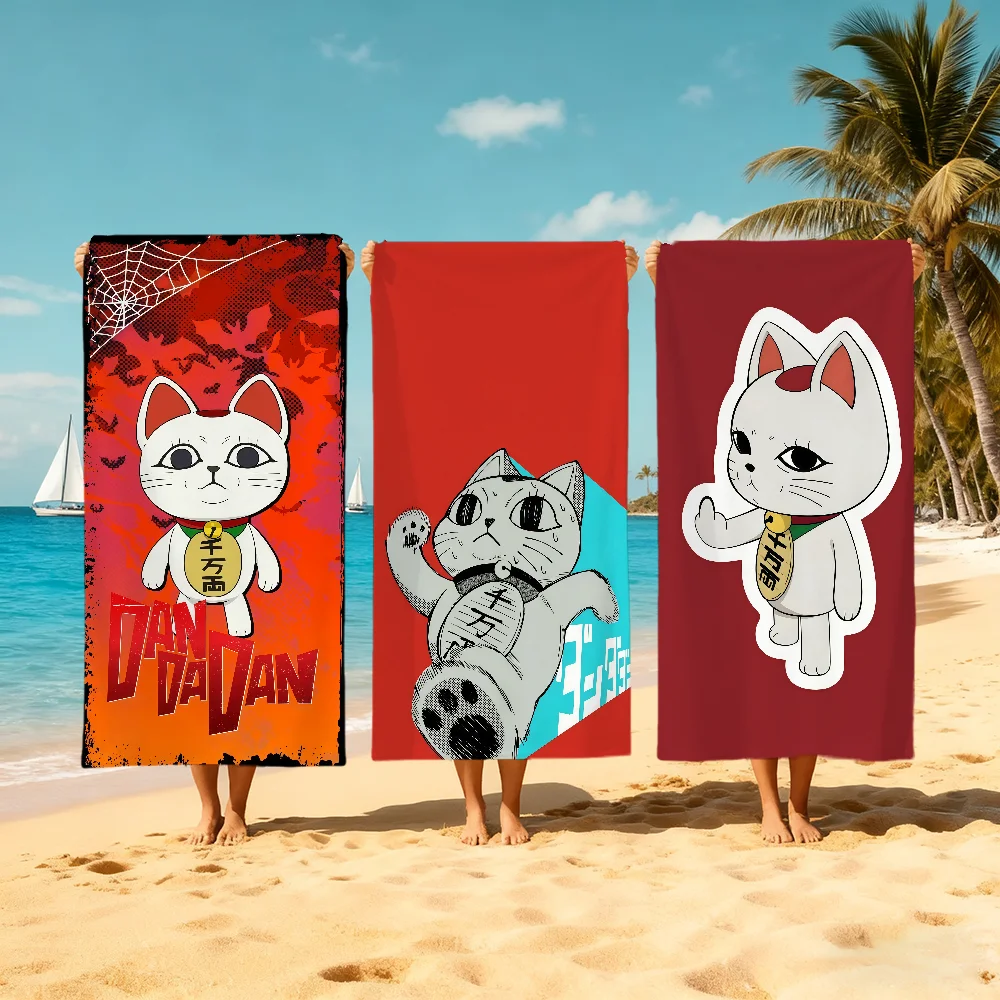 M-manga anime T-Turbo Granny cat Towel Beach Quick Dry Soft Pool Towels Gift for Travel Gym Shower Camping sports