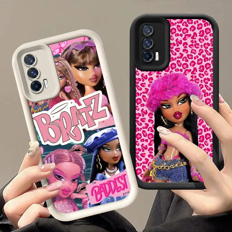 Cartoon Bratz Doll Phone Case For VIVO V30 X80 X90 X100 Pro V29E V30E V40 Y75 Y78 Y100 5G Y02 Y17 Y22 Y76 S Y03 Y21 Y27 Y28 Y35