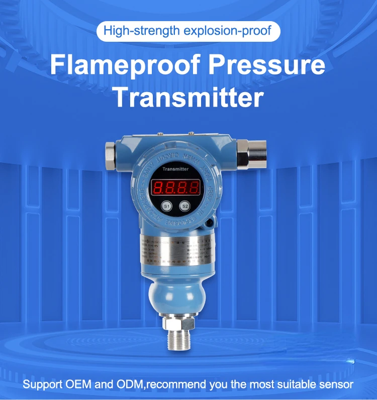 FST800-225 Explosion Proof Lng Lpg Cng Gas Pressure Sensor Explosion Proof Pressure Transmitter