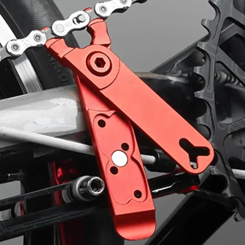 Bicycle Missing Link Plier Tool Tire Lever Missing Link Box Bicycle Master link Plier Valve Tool 4 in 1 Multifunction Tool