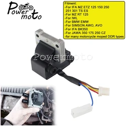 Motorcycle Ignition Coil Remodeling Replacement For IFA MZ ETZ 125 150 250 251 301 TS ES MZ RT 125 BMW EMW JAWA 350 175 250 CZ