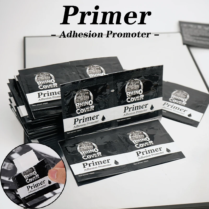 6~1000PCS Primer Adhesion Promoter Bags Non-Woven Wipes for Double Sided Adhesive Tape Enhancers