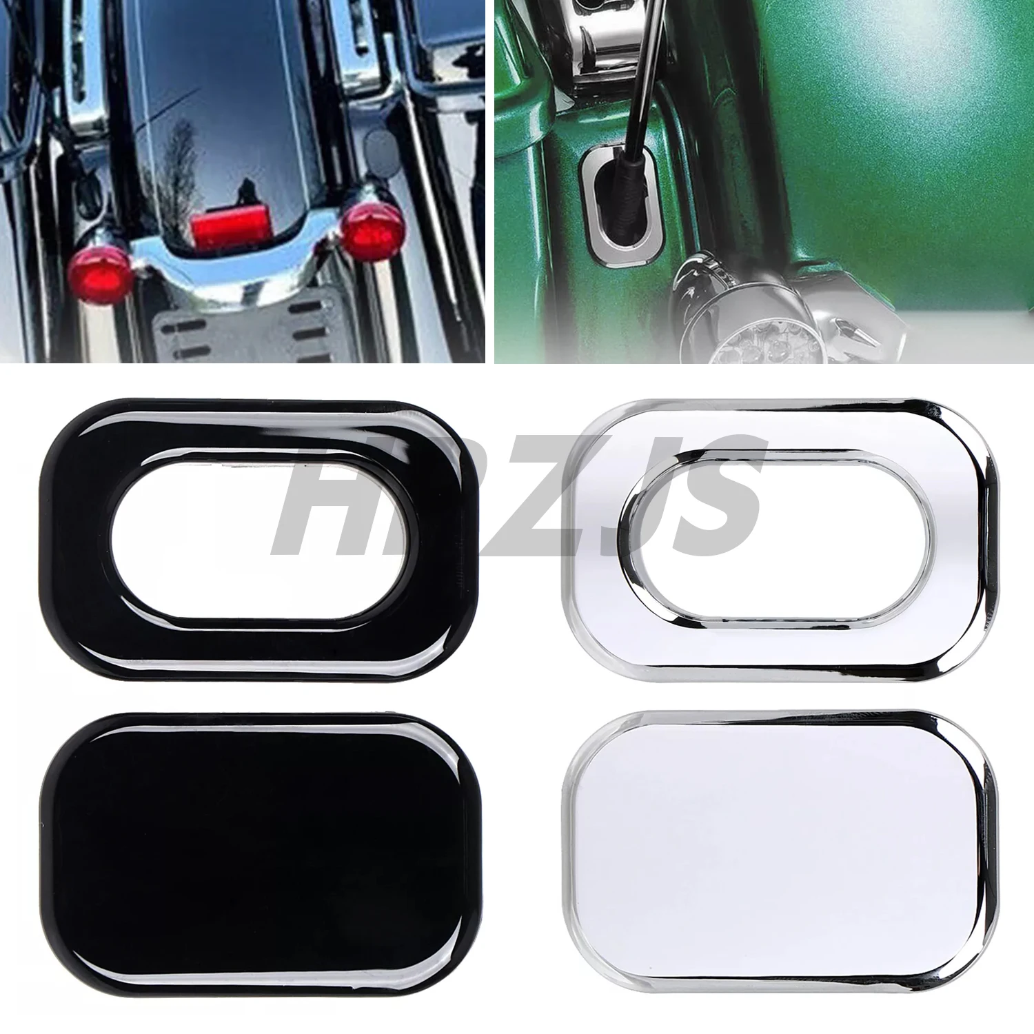 For Harley Motorcycle Street Glide FLHX Road Glide FLTRU FLTRX Road King FLHRXS Antenna Hole Accent Cover Filler Cover