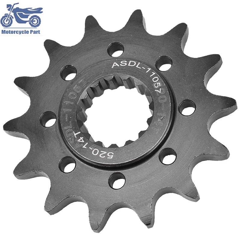 520-14T Front Sprocket For KT/M ATV 450 XC 450 SX 505 SX 2008-2013 For Husaberg FE250 FE501 FS570 For Polaris ATV 450 525 Outlaw