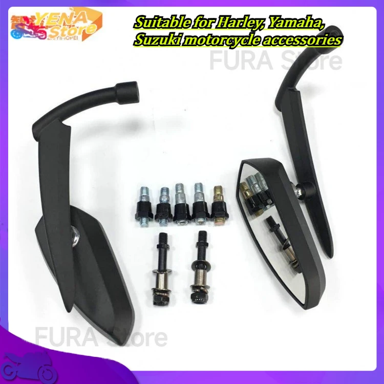 

CNC rearview mirror, handle end side rearview mirror, suitable for Harley, Yamaha, Suzuki motorcycle accessories