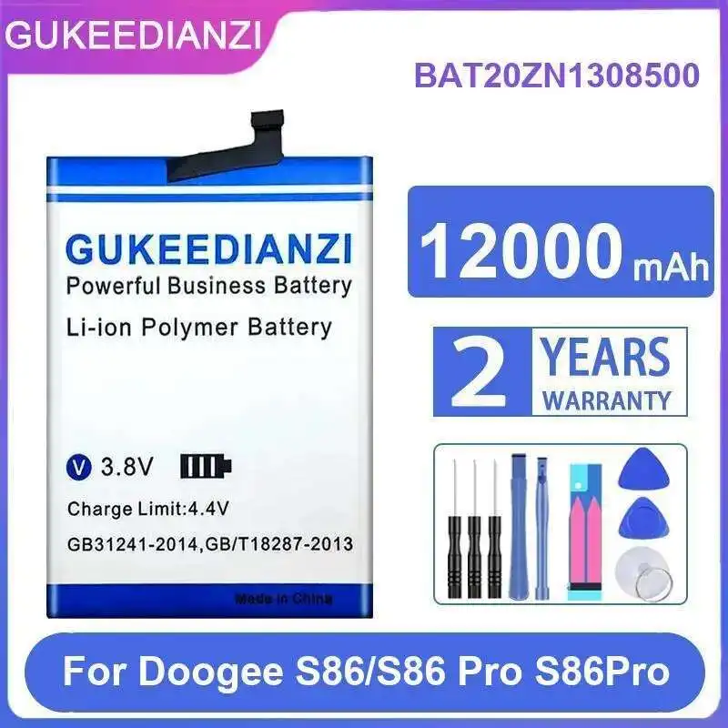 

Mobile Phone Battery BAT20ZN1308500 For Doogee S86 Pro S86pro Safe 12000Mah