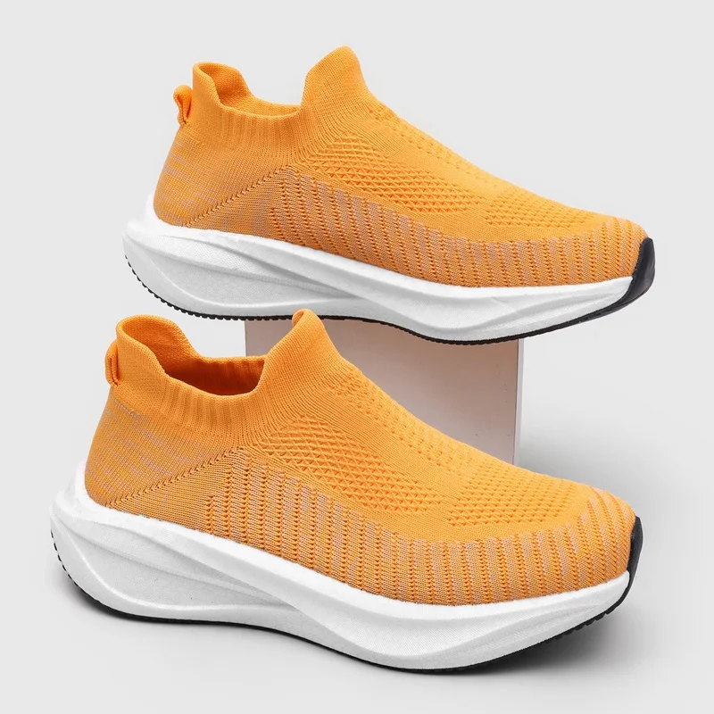 

Unisex Breathable Fashion Running Shoes Slip-on Training Men Mesh Sport Shoes Lightweight Breathable Sock Shoes Fitness Boots