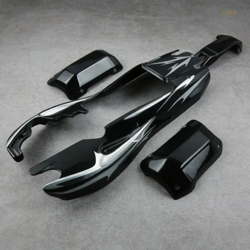 

Корпус автомобиля BAJA 5B, внешний обвес, красный/черный/прозрачно-синий, модель 1103, совместим с различными запчастями для радиоуправляемых машин.