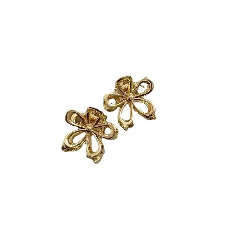 10pcs Mini Metal Hair Claw Clip Gold Silver Flower Butterfly Small Shark Clips Ins Korean Headwear For Women Hair Accessories view 5