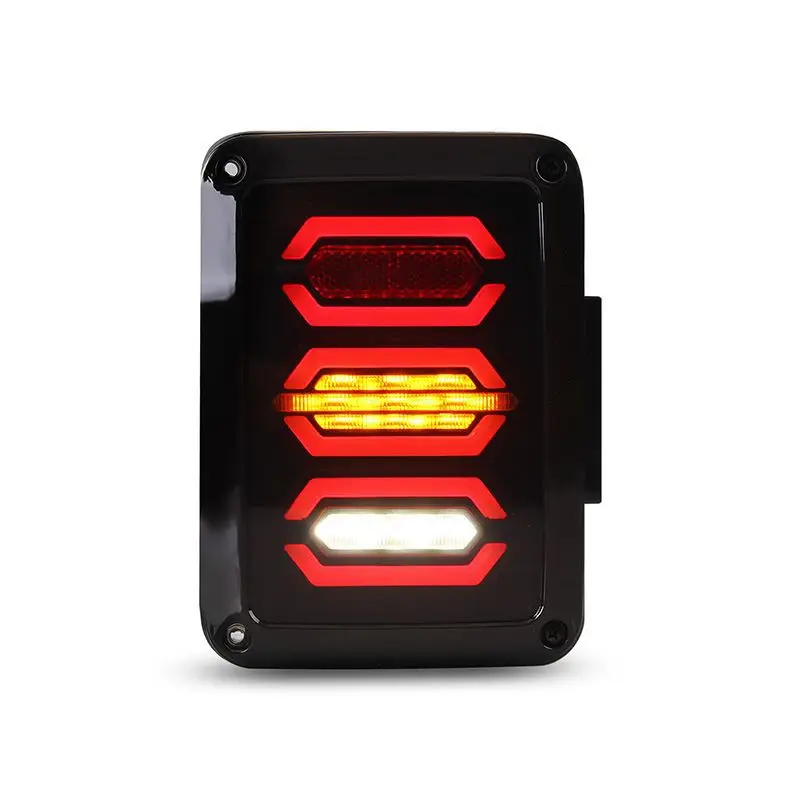 

For Jeep Wrangler Jk Led Brake Tail Stop Lamp Brake Reverse Indicator Turning Signal Rear Tail Light Assembly