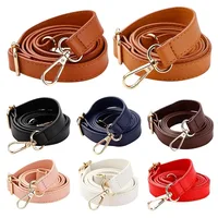Fashion PU Leather Bag Handle Replacement Bags Strap 130cm Adjustable Shoulder Bag Strap Handbag Belts Bag Parts Accessories 6