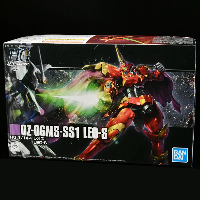 Pb banda hguc 1/144 OZ-06MS-SS1 leo-s gundam action figur mobiler anzug leo-s montage modell kit spielzeug geschenke für kinder