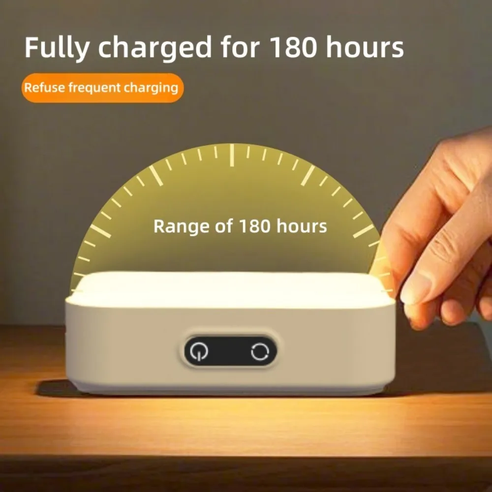 LED induction magnetic night light, five color temperature, adjustable brightness, suitable for cabinet and dormitory lighting