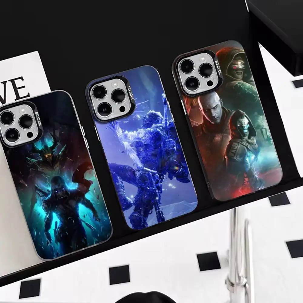 

Destiny Phone Case For iPhone 17,16,15,14,13,12,11 Plus,Pro Max,XS,Colorful Silver Phone case Funda Cover