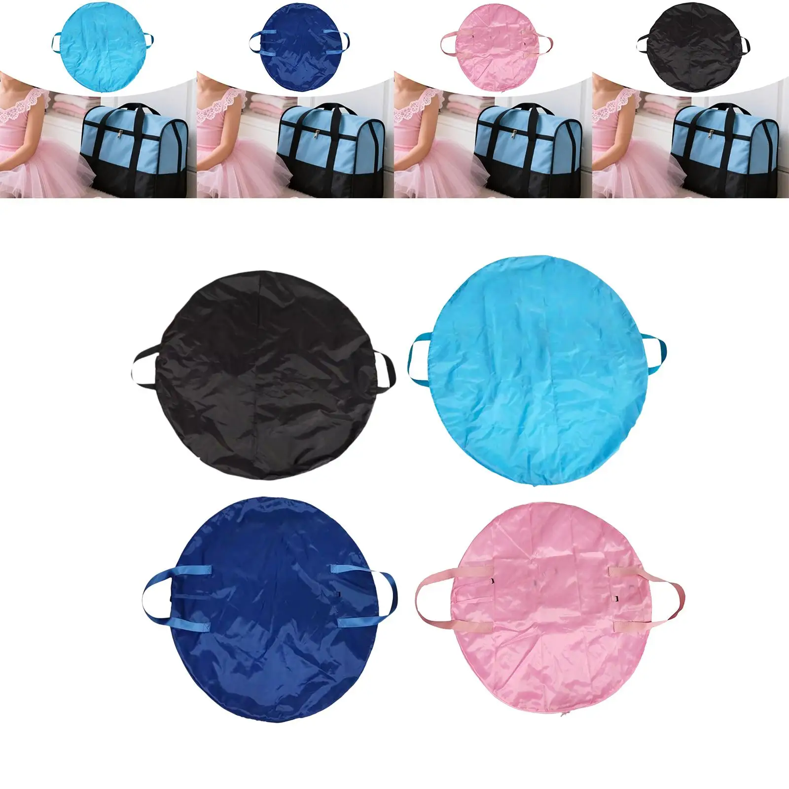 

Garment Bag for Kids Soft Pancake Dance Bag for Recital Class Rehearsal