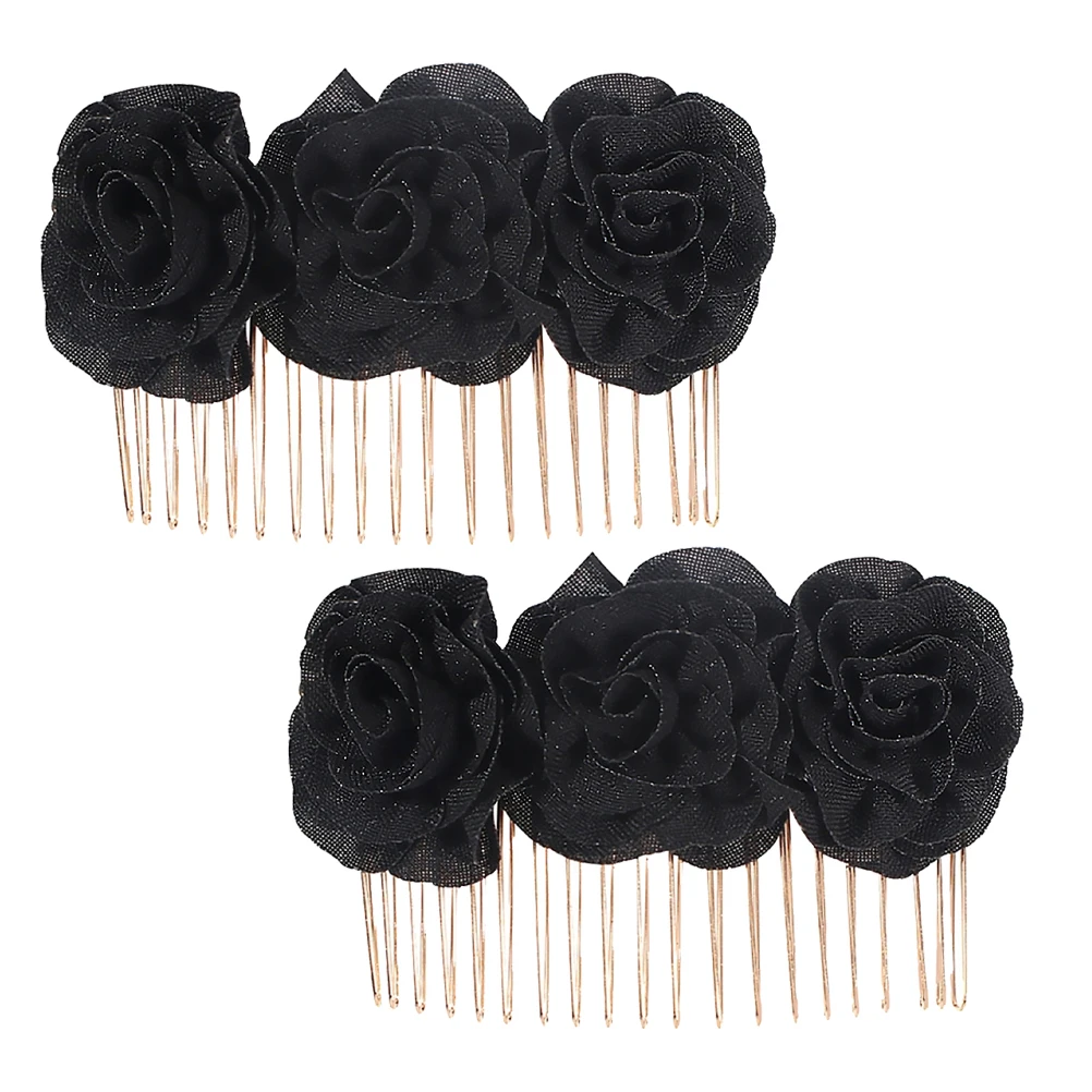 

Bridal Hair Accessories for Women Comb Flower Clip Cloth Hairpin Decorate Wedding Bride