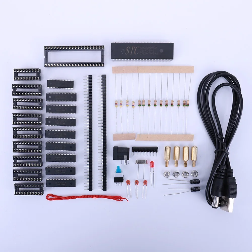 3D8 8x8x8 3MM Squared LED Electronic Toy Soldering Project Kit 4.5-5.5V Mini 3D Led Cube DIY Electronics Kit Cube Soldering Kit