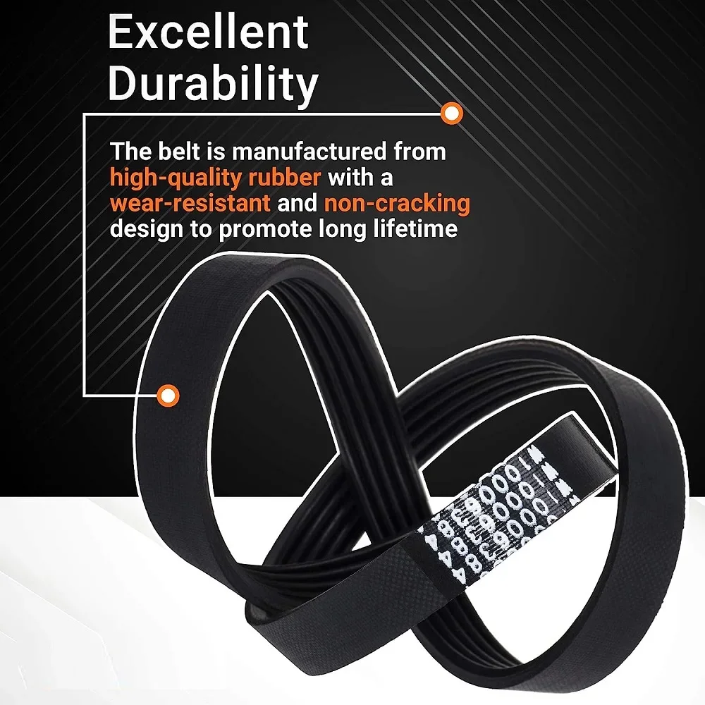 W 10006384   Pasek napędowy podkładki kompatybilny z podkładkami Whirlpool Maytag Kenmore WPW 10006384   WPW 10006384 VP PS 11747978   AP 6014712