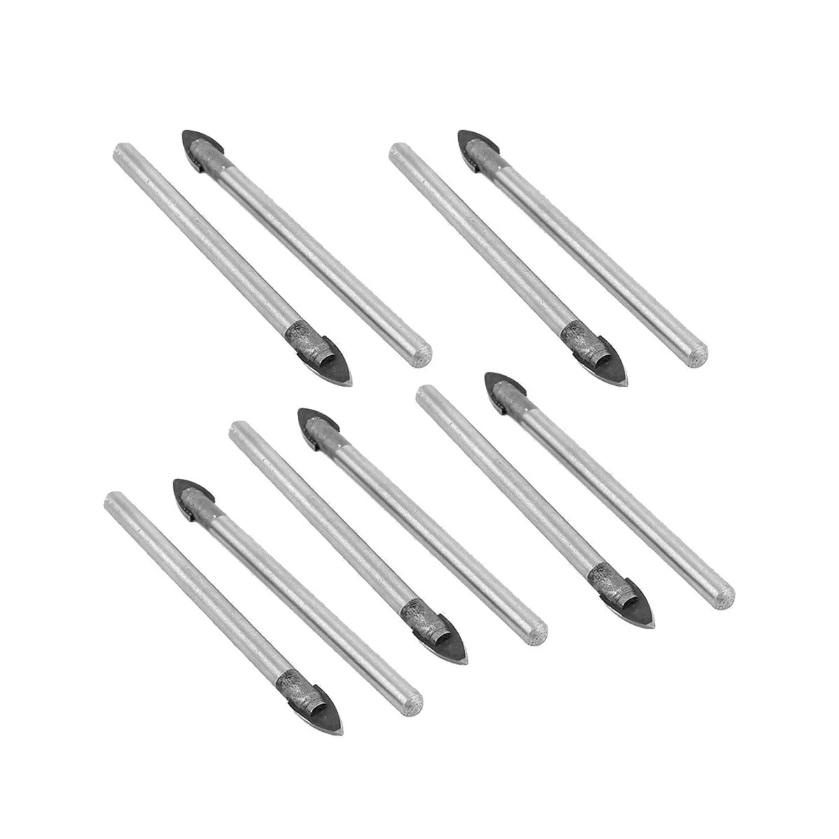 

10 pcs 6Mm Alloy Drill Bits Premium Ceramic Glass Tile Hole Cutter Tools For Electric Drill Sharpened Edges Durable Rust
