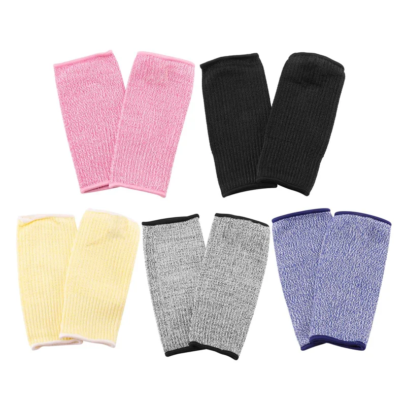 

ABAC-5 пара устойчивых к порезам и ожогам рукавов, защитные рукава для рук, защита для предплечья для тонкой кожи и синяков