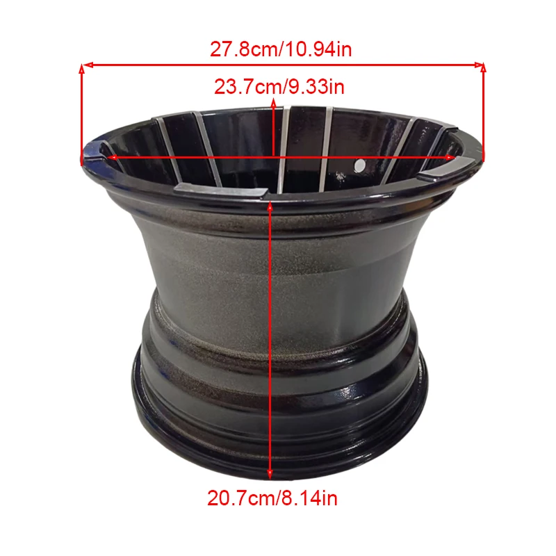 Heavy-Duty 10-inch Aluminum Alloy Wheels Set: Front/Rear for ATV, Go-Karts, 4-Wheelers | Matches Tires 22/20X10-10 & 23/21X7-10
