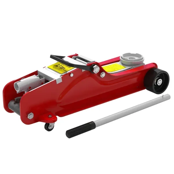 

Low Profile Jack, Hydraulic Racing Floor Jack, 3.1'-15' Lifting Range, 2.5 Ton (5,000 lb) Capacity, Red