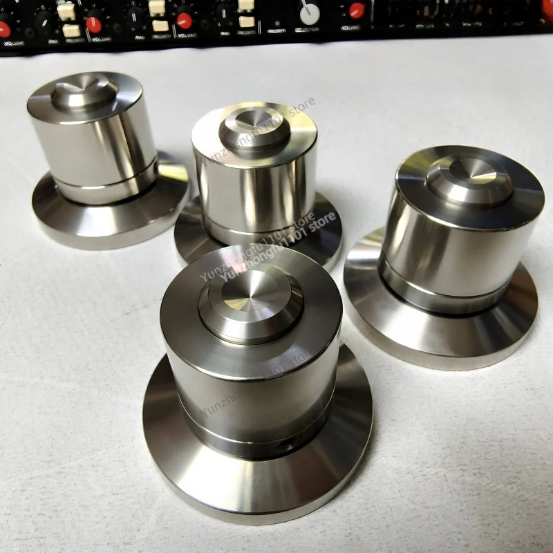 HiFi Floor Speaker Support Bracket, Composite Large Shockproof Spikes & Isolation Pads for Audio Speaker Stand