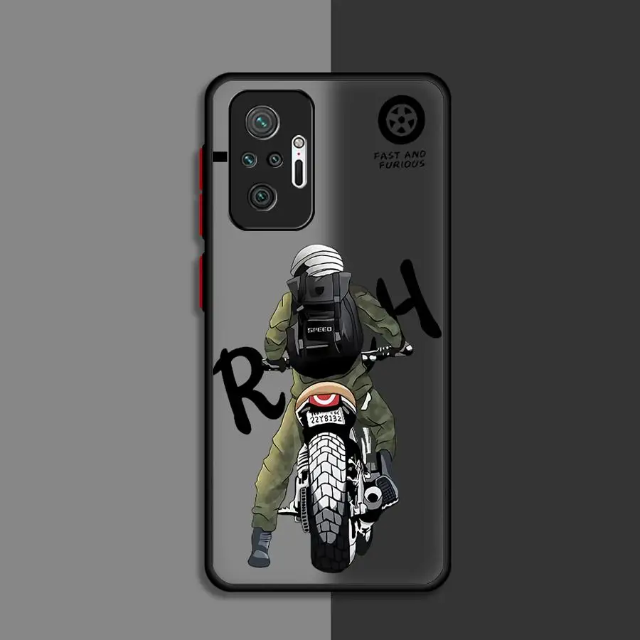 Male Locomotive Trendy Phone case for Xiaomi Redmi 9 9A 9i 9C 9T 10 2022 10C 10A 12C 12 4G K40 Pro soft funda cases