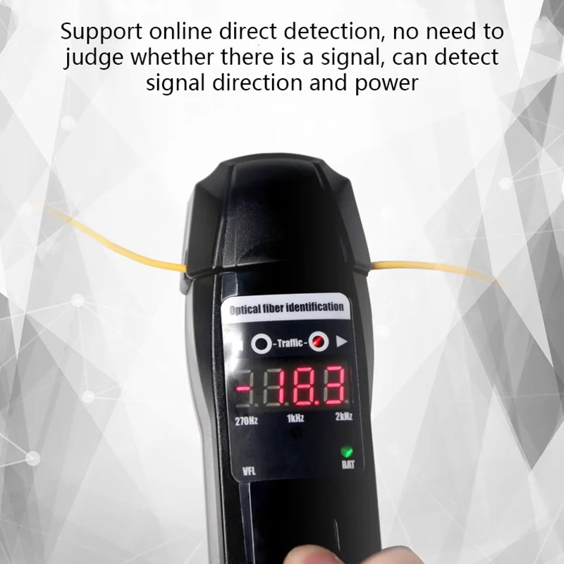 Identificador de fibra óptica NK411, Detector en vivo con localizador Visual de fallas, 800-1700nm, SM MM