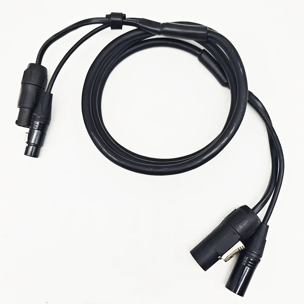 5-pin DMX power hybrid cable Powercon True1 cable for stage lighting