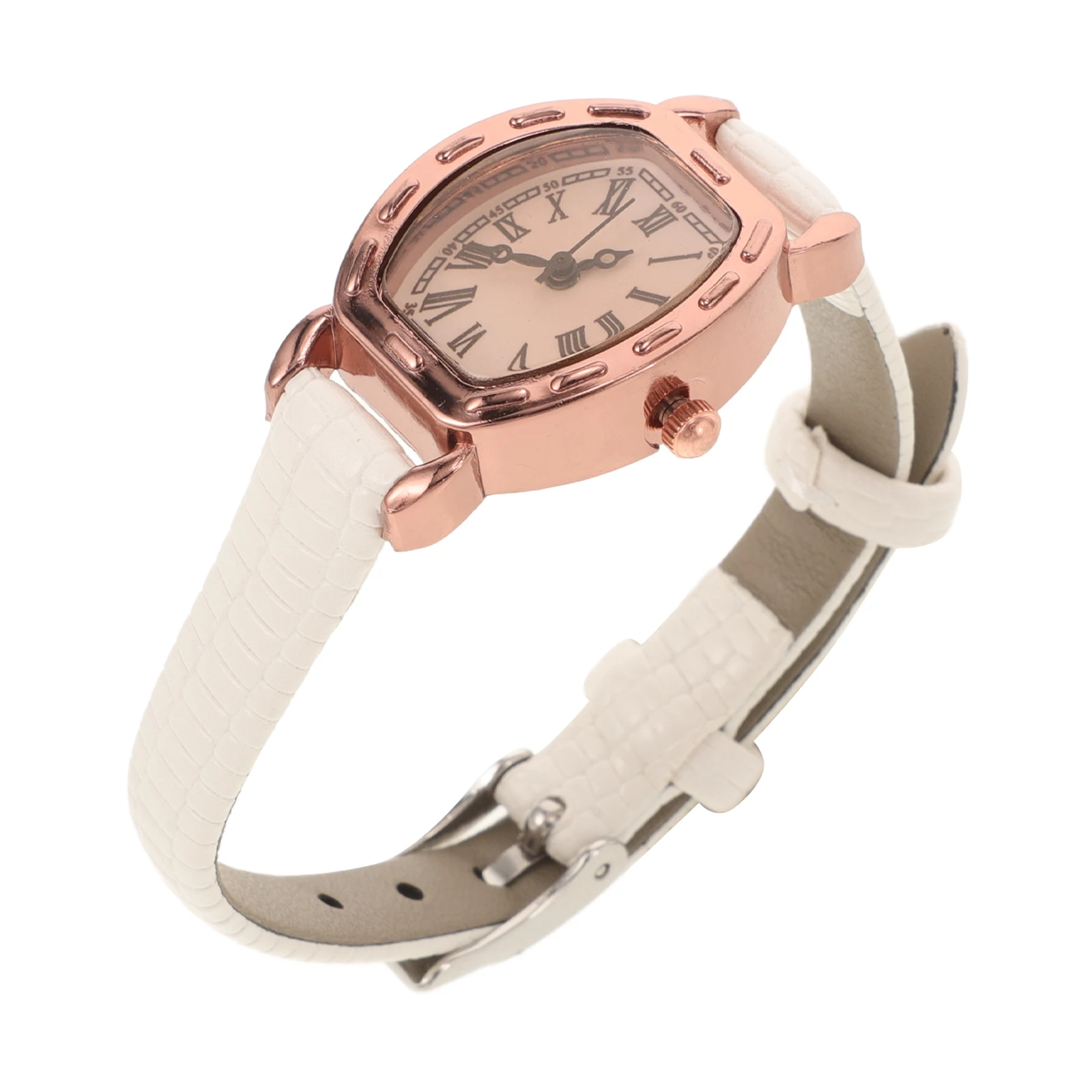 

Vintage Rectangular Quartz Watch for Women Wrist Adjustable Strap Casual Daily Wear Party School Work Gifts