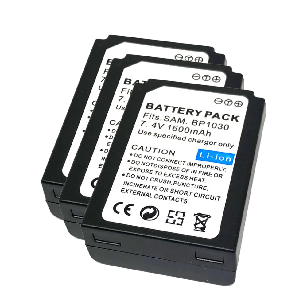 BP1030 BP1130 BP-1030 Battery for SAMSUNG NX500 NX1000 NX1100 NX2000 NX200 NX210 NX300 NX300M L10 Camera Replace