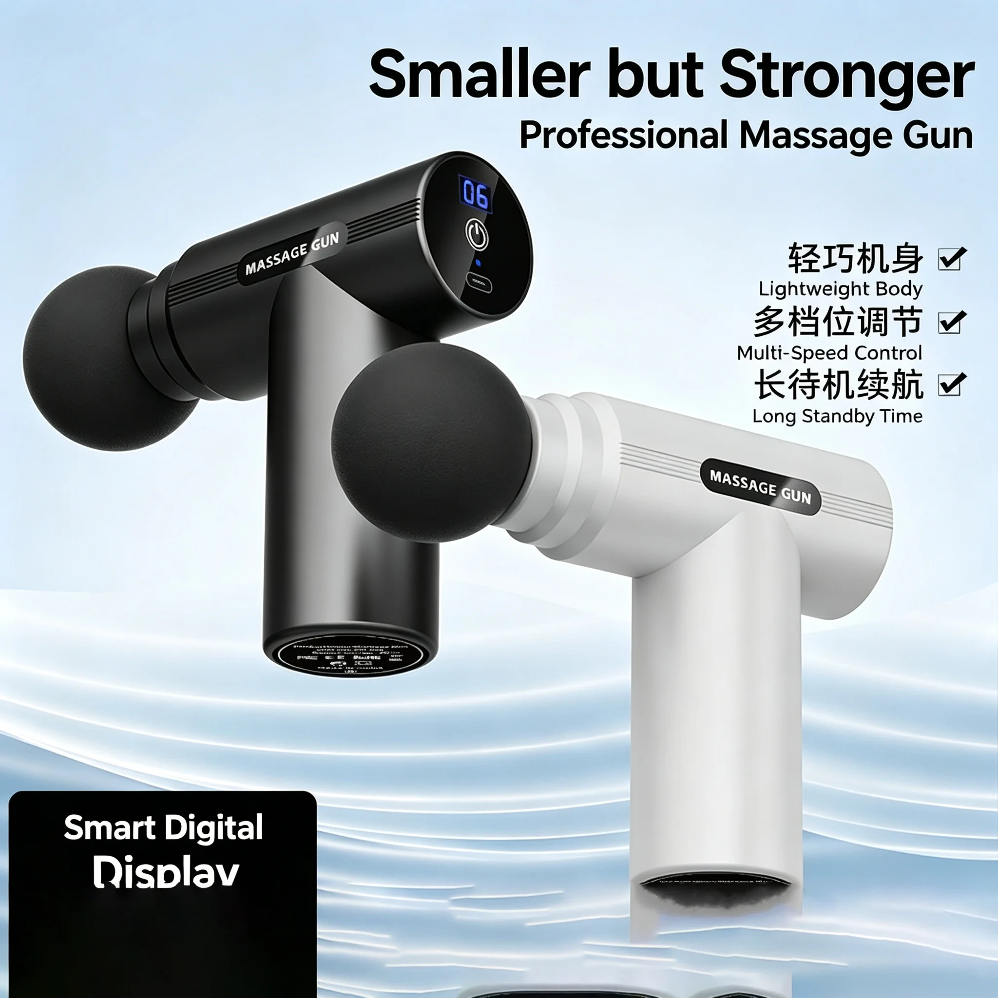 New Hot USB Mini Massage Gun Muscle Relaxation Vibration Gun Rod Massage Fitness Equipment Neck Grab Fascia Gun gallery 5